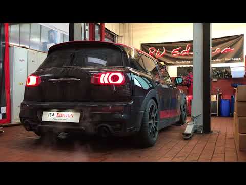 Mini F54 JCW Clubman ALL4 REMUS CATback Mit Downpipe 200 Klappenauspuff by RW Edition Sound