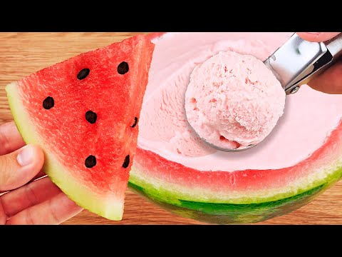 😊I Wanted to Eat Watermelon But Made Delicious Ice Cream!