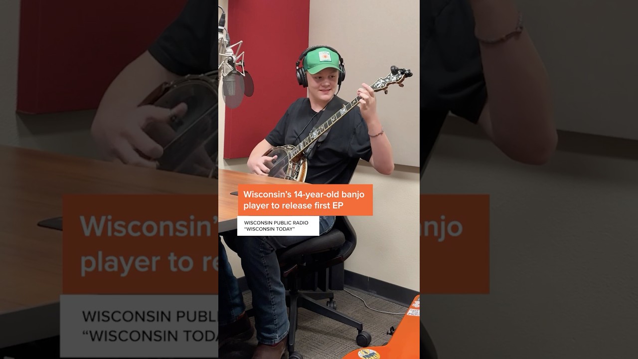 Wisconsin's 14-year-old banjo player