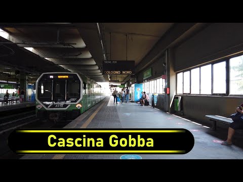 Metro Station Cascina Gobba -  Milan 🇮🇹 - Walkthrough 🚶