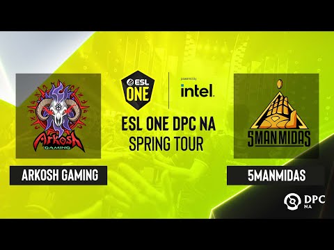 Dota2 - Arkosh Gaming vs 5ManMidas - Game 2 - ESL One DPC NA Spring