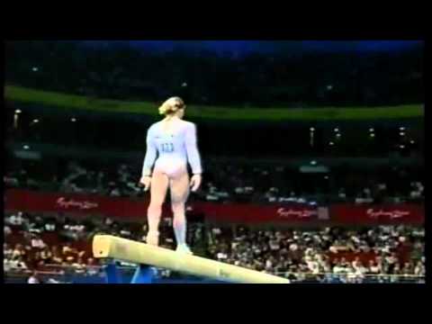 Yelena Produnova - Balance Beam - 2000 Olympics - Team Qualifications