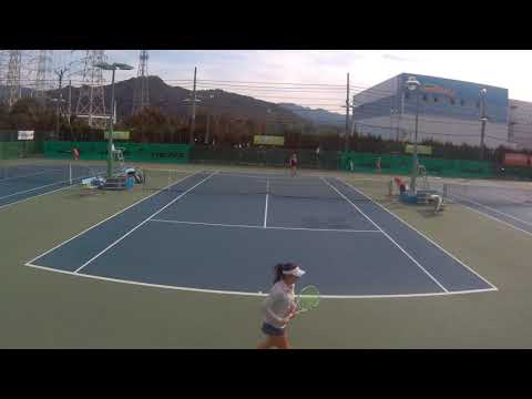 2019.2.25 メーガン・マナス vs 井上雅 1/10女子シングルス予選1回戦【富士薬品セイムス ウィメンズカップin大阪体育大学】