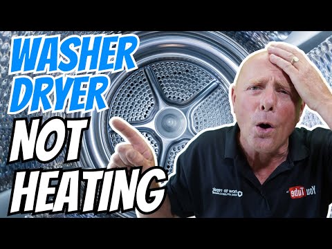 Washer dryer not heating how to find the fault and replace the heater and water valve