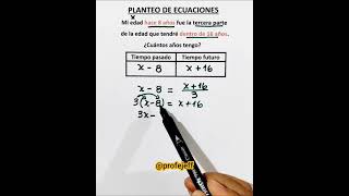 He posed equations - Professor Jeff