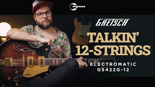Video thumbnail for Talkin' Twelve-Strings with Tom ft. Gretsch Electromatic G5422G-12 by Mannys Music