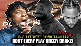 Drake - Duppy Freestyle (Pusha T &amp; Kanye West Diss) REACTION!