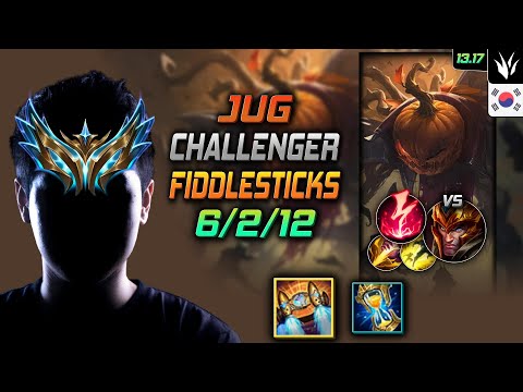 Fiddlesticks Jungle Build Hextech Rocketbelt Electrocute - LOL KR Challenger Patch 13.17