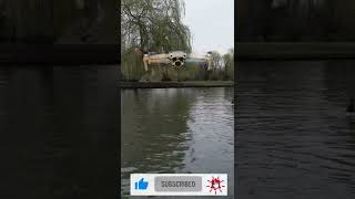 DJi Mavic Air 2s Drone Flying Fun Lake Birds Swans Bedford England #shorts #vertical 55