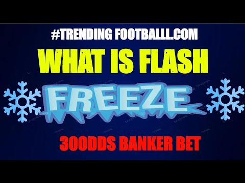FLASH FREEZE a Bet| How does it Work| Football betting tips Today| Use this strategy to secure a bet