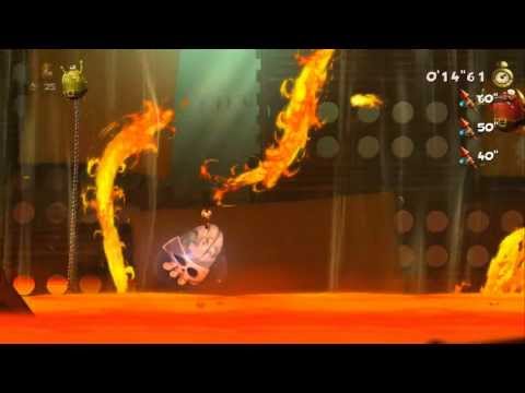 Rayman Legends 100% Walkthrough Part 16 - World 3 - Spring for Your Life & Lucha Libre Get Away