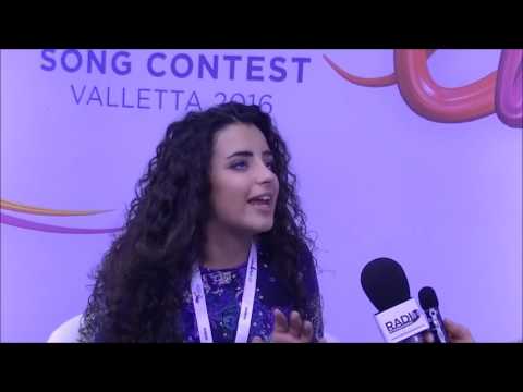 JESC2016:  Interview with Christina Magrin (Malta 2016)