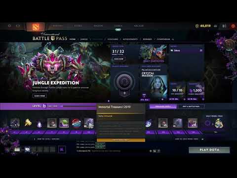 DOTA 2 Immortals 1- 5x treasure opning 2x spins - TI9 BATTLE PASS