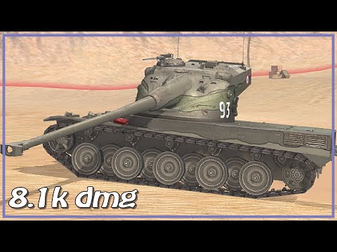 AMX 50 B Veteran • 2 frags • 8.1k dmg • WoT Blitz