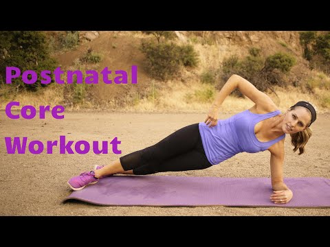 Postnatal Core 1 Workout--Strengthen Core & Tone Abs After Baby, Diastasis Recti, & C Section Safe
