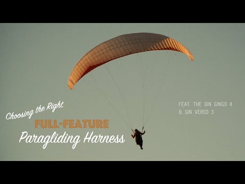 Choosing the Right Paragliding Harness feat. the Gin Gingo & Gin Verso