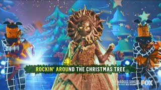 The Masked Singer 4 - Sun sings Rockin&#39; Around the Christmas Tree