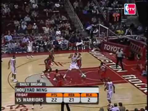 Yao's 20-20 Performance against the Warriors