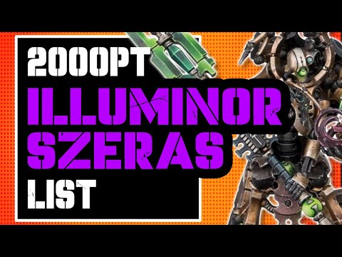 My 2000 Point Illuminor Szeras Necron List - Which Battleline Units??