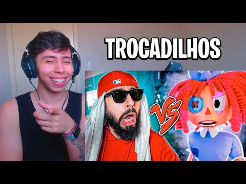 REACT Ragatha (The Amazing Digital Circus) Vs. Mussa - Batalha de Rap
