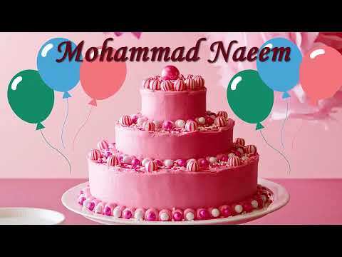 Mohammad Naeem Birthday Cake | Happy Birthday Mohammad Naeem #birthday #wishes #naeem