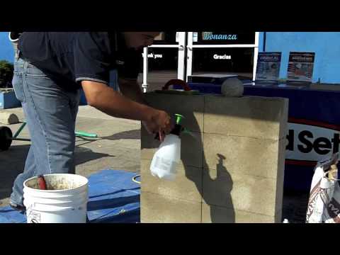 Rapid Set Demonstrates Their Cement All And Mortar Mix