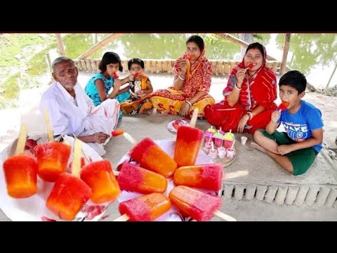 গরমে সহজে ঠান্ডা ঠান্ডা আইসক্রিম।। ice cream making recipe। @popikitchen @AtanurRannaghar