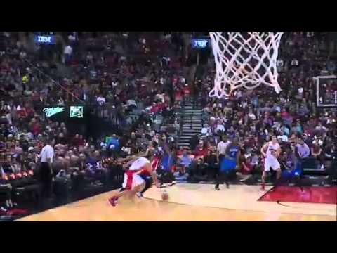Javier Vasquez No Look Pass To Tyler Hansbrough   76ers vs Raptors   Nov  9, 2014   2015 NBA Season