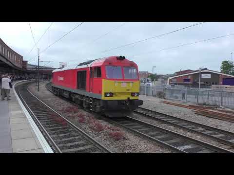 (HD) DB Cargo 90019 & 60017 working 'The Diversionary Tactic' Railtour - 1/6/16