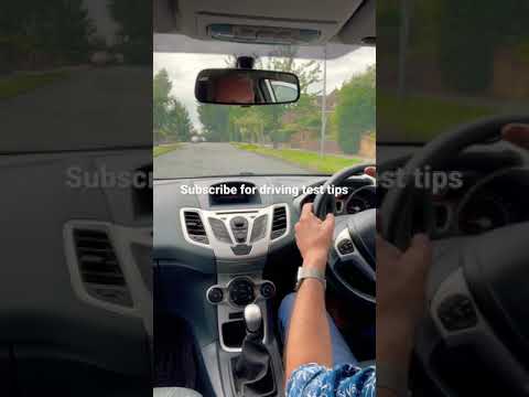 Being asked to pull over and stop on driving test