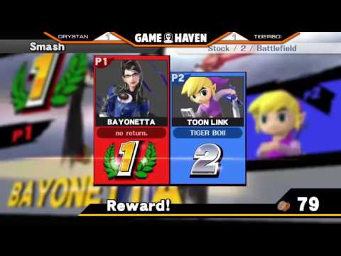 (GH): Drystan (Bayonetta) vs Tiger Boi (Toon Link) WR3