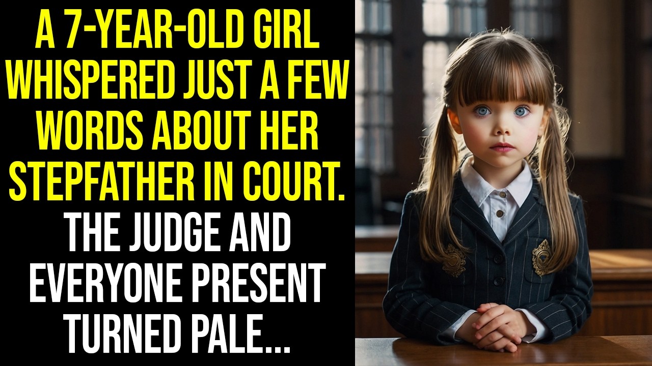 A 7-year-old girl whispered just a few words about her stepfather in court. The judge and everyone..