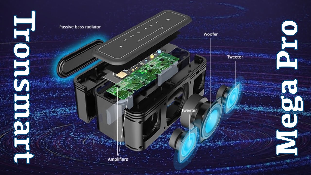 Портативная колонка Tronsmart Mega Pro, черный