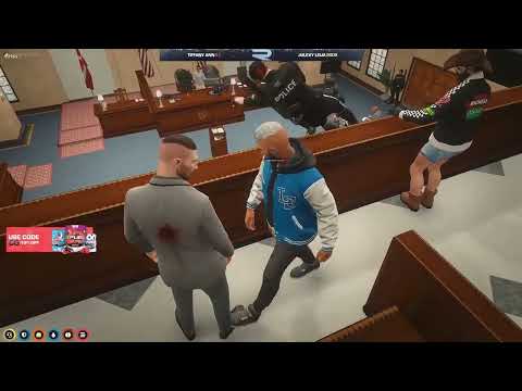 Randy & Ramee Shoes WAR vs Crane at Courthouse 😂 | Nopixel GTA RP