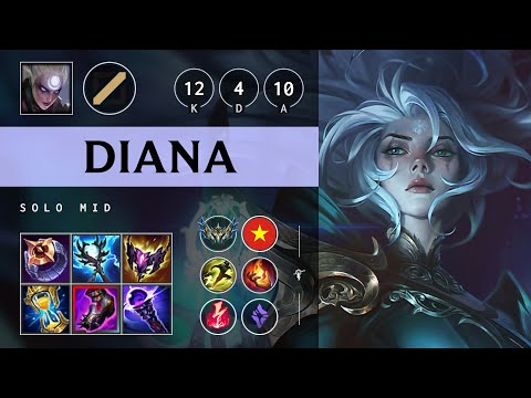 Diana Mid vs Morgana - VN Challenger Patch 25.19