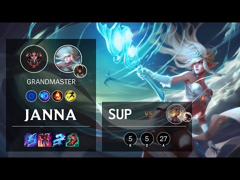Janna Support vs Rell - EUW Grandmaster Patch 11.3
