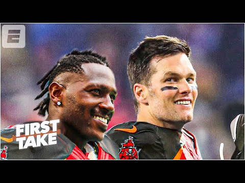 湯姆-布雷迪要為安東尼奧-布朗在籃網的表現負責嗎？第一輪辯論 (Is Tom Brady responsible for Antonio Brown performance with the Bucs? First Take debates)