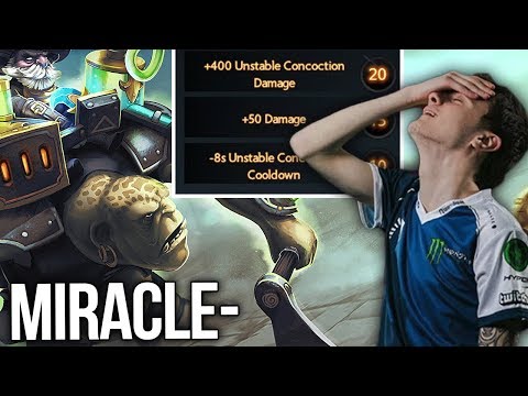 Miracle- OD vs Unstoppable Alchemist Talent -8s Unstable Concoction - Dota 2