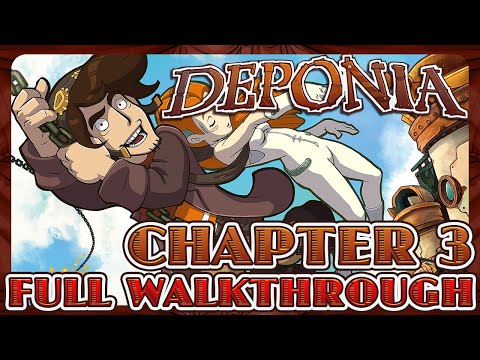 Deponia - Chapter 3 | FULL GAMEPLAY WALKTHROUGH GUIDE (No Commentary)