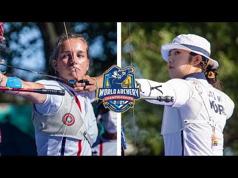Jang Minhee v Lisa Barbelin – recurve women quarterfinal | Yankton 2021 World Archery Championships