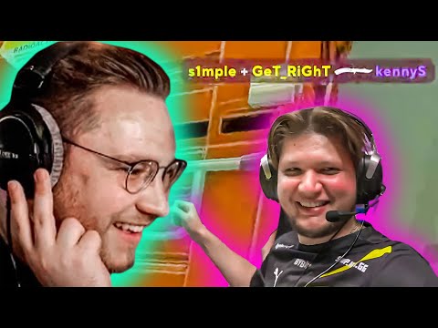 ohnePixel watching SHOWMATCH with kennyS, shox, s1mple... - Paris Blast Major 2023