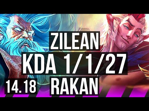 ZILEAN & Kog'Maw vs RAKAN & Jhin (SUP) | 1/1/27 | EUW Diamond | 14.18