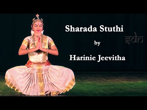 Sharada Stuti by Harinie Jeevitha - Sridevi Nrithyalaya - Bharathanatyam Dance