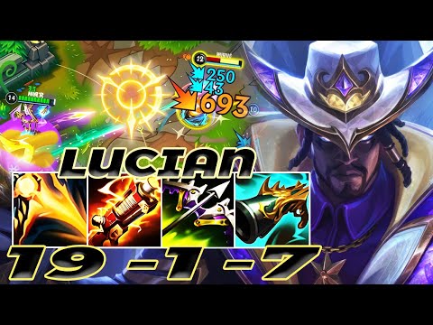 PENTA KILL 😱😱 WILD RIFT LUCIAN ADC GAMEPLAY | 19 -1 -7 MVP | LUCIAN BUILD RUNES
