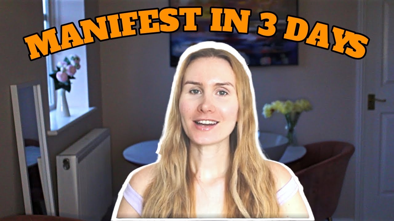Manifest in just 3 days | Testing Sammy Ingram's Advice