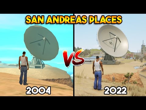 ORIGINAL GTA SAN ANDREAS VS DEFINITIVE EDITION PLACES !