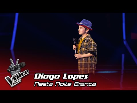 Diogo Lopes - "Nesta Noite Branca" | Blind Audition | The Voice Kids