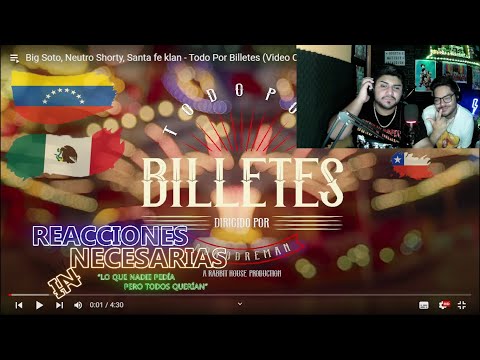 Reacción a Big Soto, Neutro Shorty, Santa fe klan - Todo Por Billetes | Reacciones Innecesarias