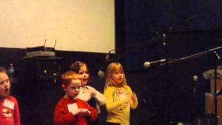 Kingdom kids, singing Blessed be your name