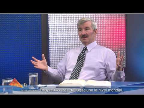 Ioan Peia   Despre lucrarea de rugaciune la nivel mondial